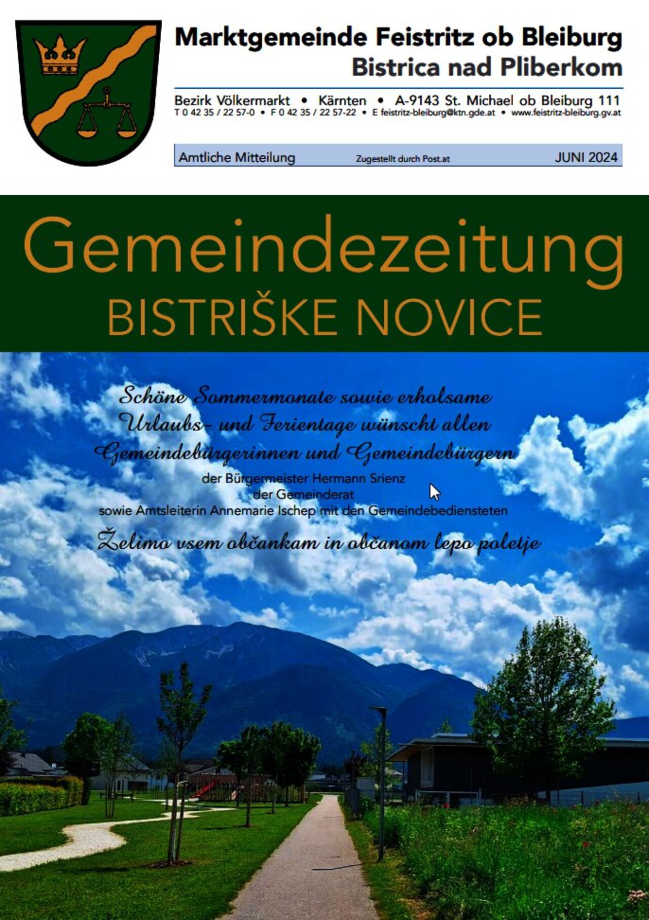 Gemeindenachrichten Sommer 2024 Titelbild
