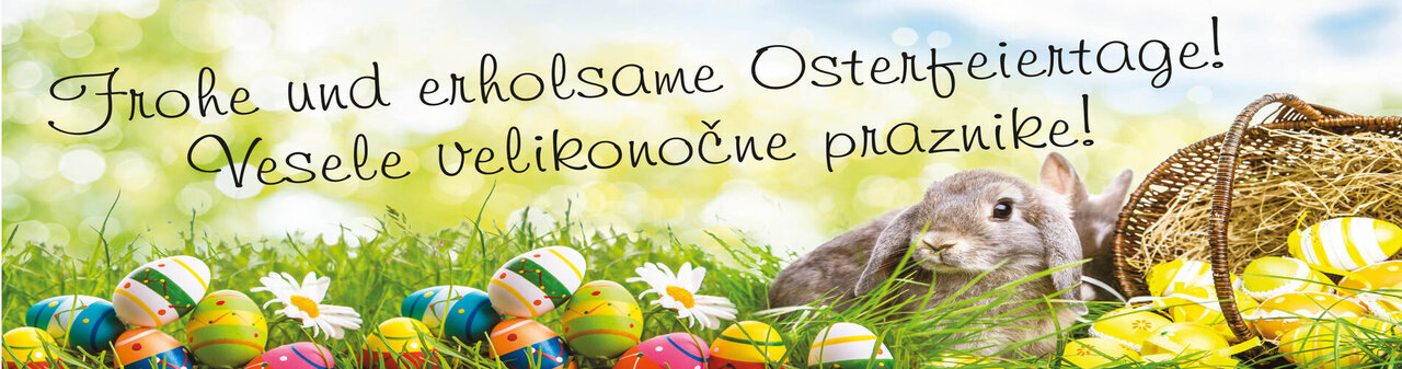 Frohe und erholsame Osterfeiertage!
